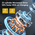 Corded Portable Car Air Pump 12V 150PSI Electric Tire Inflator with LED Yellow